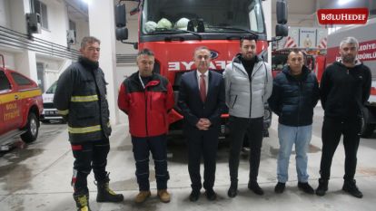 DEPREM BÖLGESİNDE GÖREV YAPAN BOLU BELEDİYESİ İTFAİYE EKİBİ YAŞADIKLARINI ANLATTI