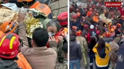 HATAY'DA BİR KİŞİ ENKAZDAN SAĞ OLARAK ÇIKARILDI