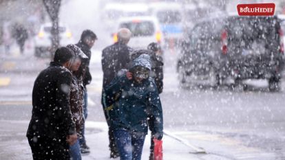 METEOROLOJİDEN BOLU İÇİN YOĞUN KAR YAĞIŞI UYARISI