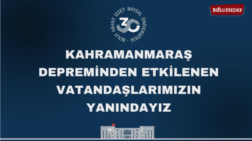BAİBÜ YARDIM TIRI DEPREM BÖLGESİNE ULAŞTI