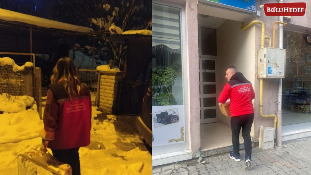 BOLU’DAKİ DEPREMZEDELERE YARDIMLAR SÜRÜYOR