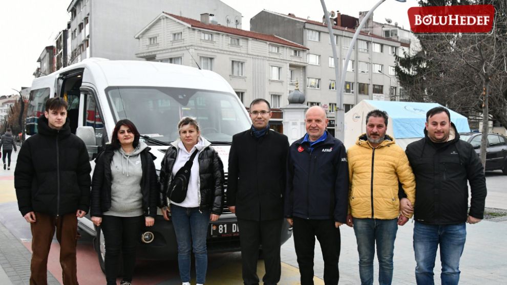 BOLU'DAN DEPREM BÖLGESİNE KUAFÖR DESTEĞİ
