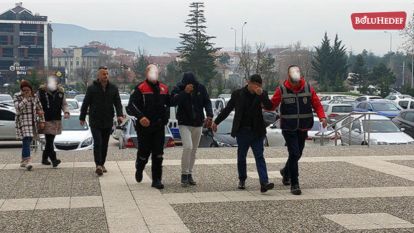 BOLU'DA BİR İŞ YERİNDEN 500 BİN LİRA ÇALAN 3 ŞÜPHELİ TUTUKLANDI  