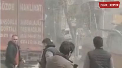 BOLULU NAKLİYECİLER ÖLÜMDEN DÖNDÜ
