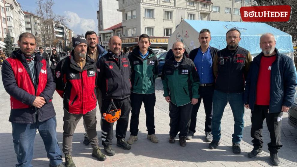 BOLU İHH EKİBİ HATAY'DA HÜZNÜ VE SEVİNCİ BİR ARADA YAŞADI
