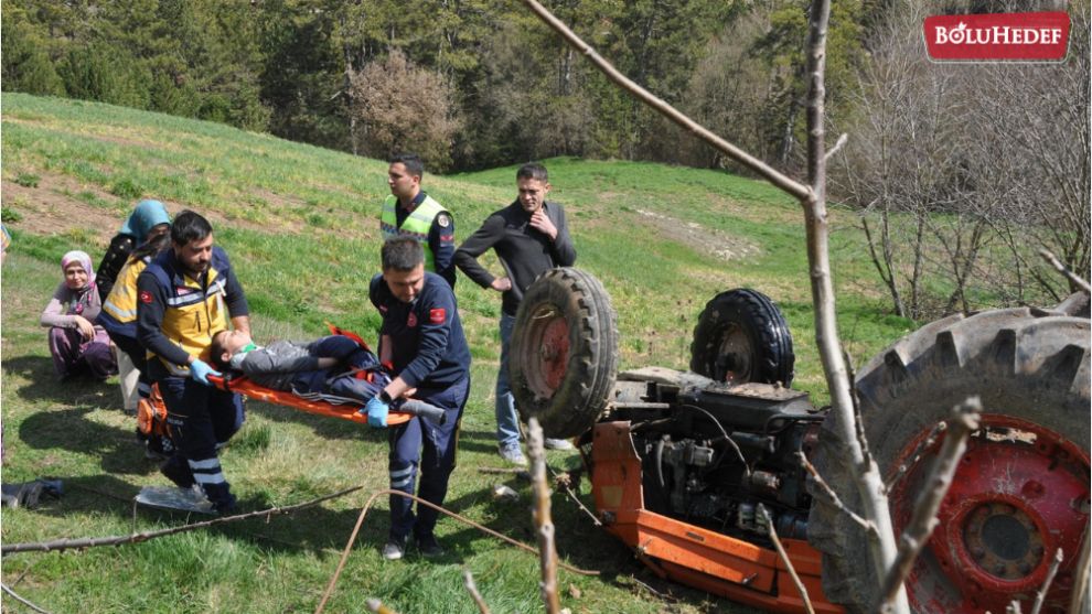 BOLU'DA TRAKTÖR KAZASI YİNE CAN ALDI
