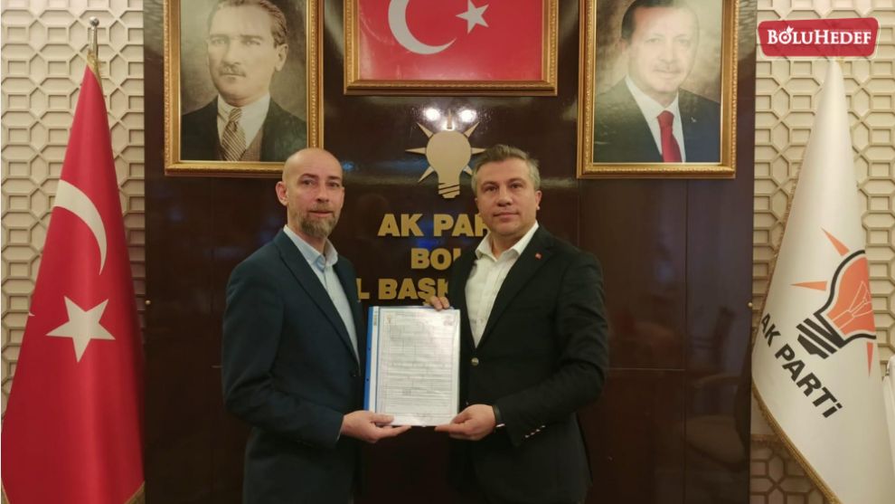 GAZETECİ GÖKHAN AYDIN, AK PARTİ MİLLETVEKİLİ ADAY ADAYLIĞINA BAŞVURDU