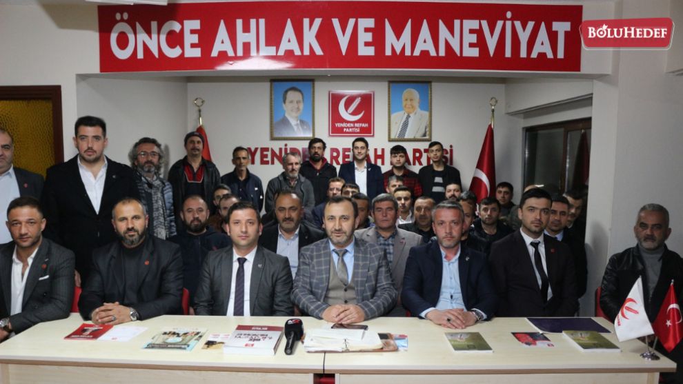 YENİDEN REFAH BOLU'DA ADAY ADAYLARINI TANITTI