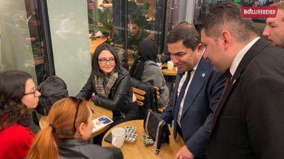 AHMET ÖRNEKBAŞ GENÇLERLE BULUŞTU