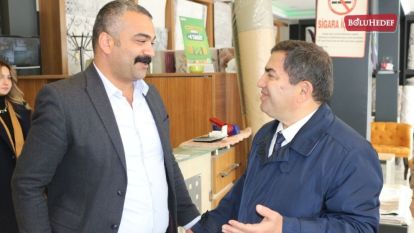 AHMET ÖRNEKBAŞ YUKARI ÇARŞI ESNAFIYLA BULUŞTU