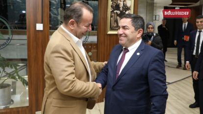 AHMET ÖRNEKBAŞ'TAN TANJU ÖZCAN'A ZİYARET