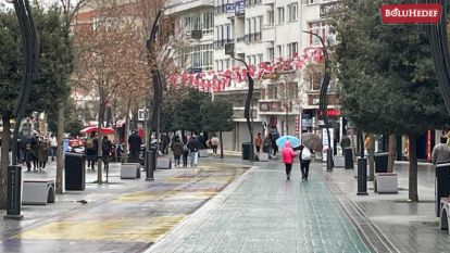 BOLU'DA SAĞANAK GÜNLÜK HAYATI ZORLAŞTIRIYOR