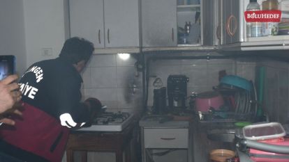 MENGEN'DE EVDE ÇIKAN YANGIN 2 KİŞİYİ ETKİLEDİ