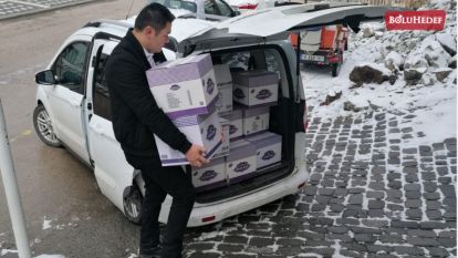 MUDURNU'DA ÜLKÜCÜLERDEN RAMAZAN KOLİSİ YARDIMI