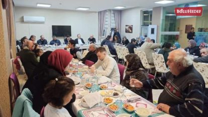 YENİÇAĞA'DA ŞEHİT VE GAZİ YAKINLARINA İFTAR YEMEĞİ VERİLDİ 