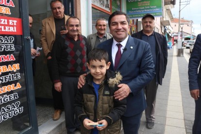 AHMET ÖRNEKBAŞ DÖRTDİVANLILARLA BAYRAMLAŞTI