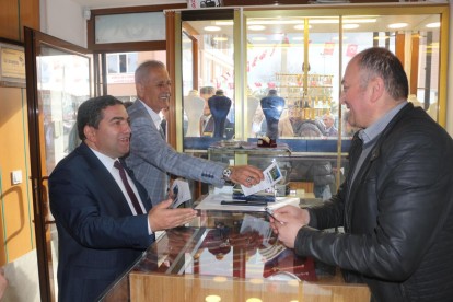 AHMET ÖRNEKBAŞ DÖRTDİVANLILARLA BAYRAMLAŞTI