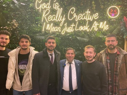 AHMET ÖRNEKBAŞ GENÇLERLE BULUŞTU