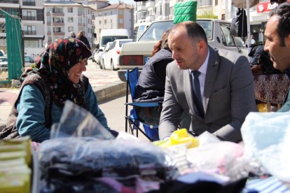 AKGÜL PAZAR ESNAFINI ZİYARET ETTİ