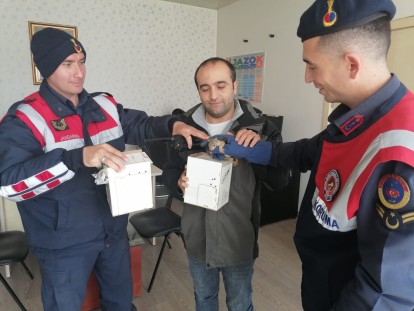 ANADOLU OTOYOLU'NDA YOLCU OTOBÜSÜNDE 8 SİNCAP ELE GEÇİRİLDİ