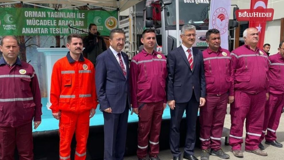 BAKAN YARDIMCISI TİRYAKİ, ARAÇ TAHSİS TÖRENİNE KATILDI