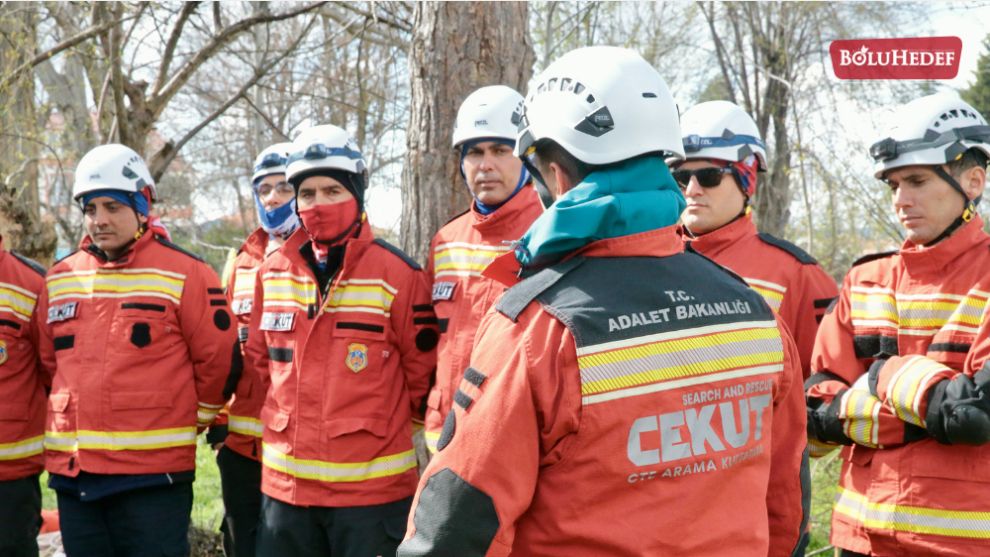 CEKUT PERSONELİ OLASI AFETLERE HAZIR
