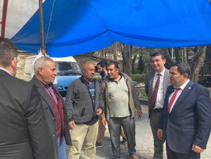 GÖYNÜK HALKI AHMET ÖRNEKBAŞ'I BAĞRINA BASTI
