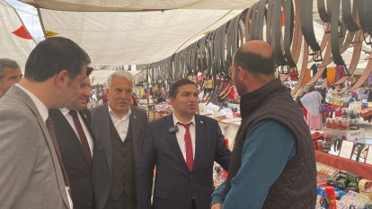 GÖYNÜK HALKI AHMET ÖRNEKBAŞ'I BAĞRINA BASTI