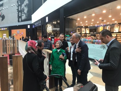 KAZIM KONAK AVM ESNAFI VE HALKLA BULUŞTU