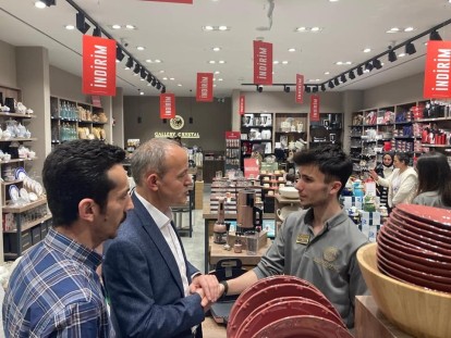KAZIM KONAK AVM ESNAFI VE HALKLA BULUŞTU