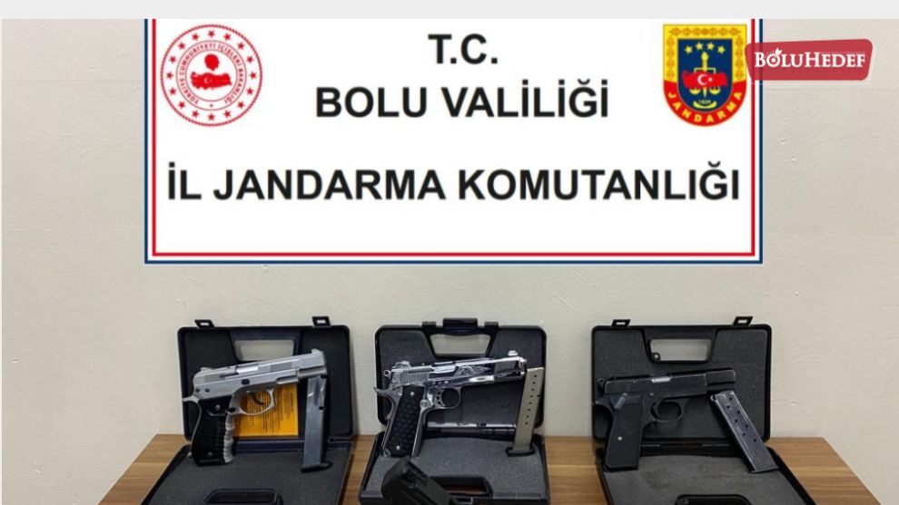 4 RUHSATSIZ SİLAH ELE GEÇİRİLDİ