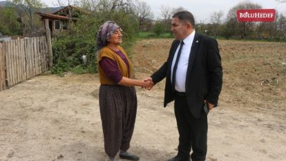 AHMET ÖRNEKBAŞ'TAN BOLU ÇİFTÇİSİNE GÜZEL VAATLER