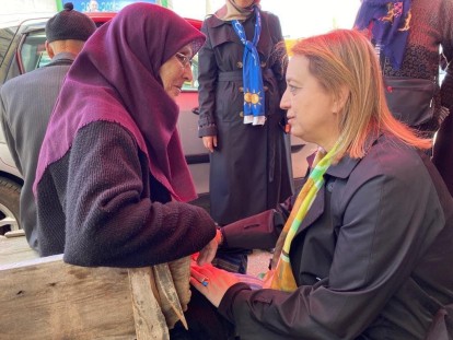ARZU AYDIN SEBEN VE KIBRISCIK'A ÇIKARMA YAPTI