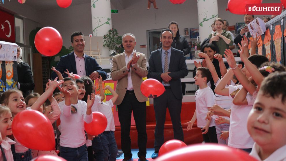 BOLU VİLAYETLER HİZMET BİRLİĞİ ANAOKULU'NDA YILSONU SERGİSİ