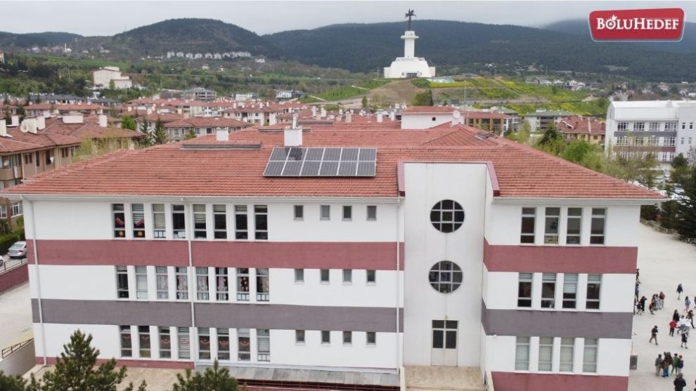 BOLU'DA 9 OKUL GÜNEŞ ENERJİSİ SİSTEMİNİ KULLANIYOR