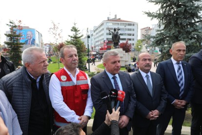 MİLLET İTTİFAKI'NIN BOLU TEMSİLCİLERİ SALDIRIYI KINADI