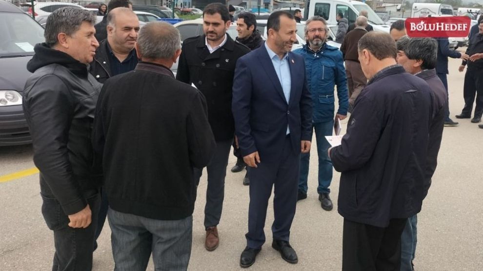 SADETTİN BASKIN OTO PAZARI ESNAFINI ZİYARET ETTİ