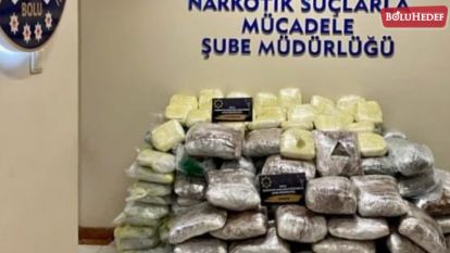 BOLU'DA BÜYÜK UYUŞTURUCU OPERASYONU
