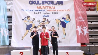 BOLU'YA 3 MADALYA İLE DÖNDÜLER