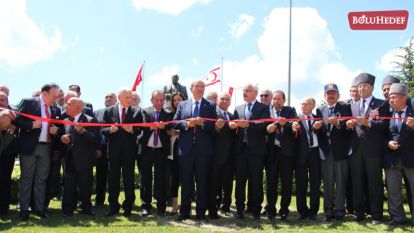 RAUF DENKTAŞ HEYKELİ BOLU'DA TÖRENLE AÇILDI