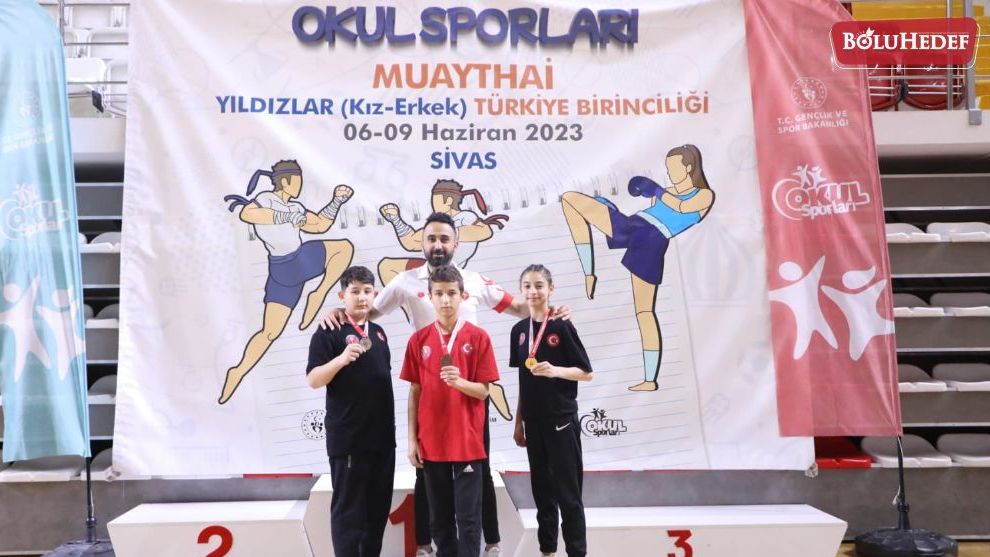 BOLU'YA 3 MADALYA İLE DÖNDÜLER