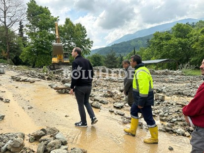 KAYMAKAM FATİH ÇEVİK SAĞANAKTAN ETKİLENEN KÖYLERDE