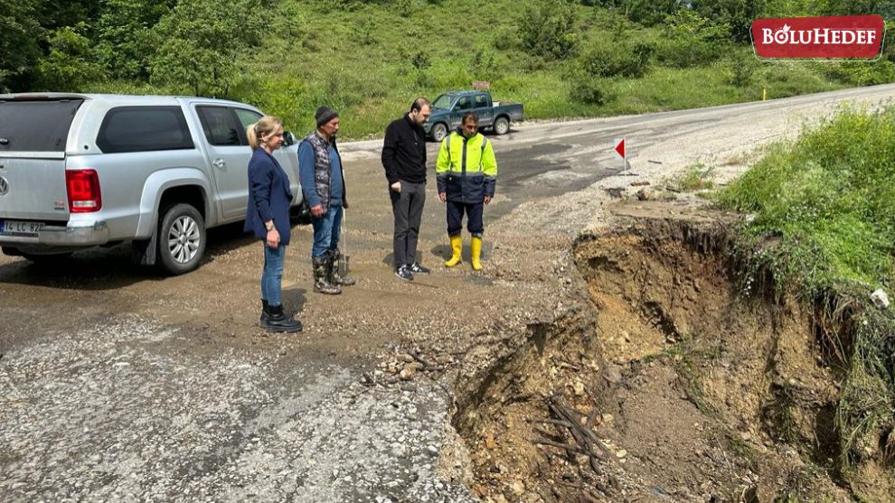 KAYMAKAM FATİH ÇEVİK SAĞANAKTAN ETKİLENEN KÖYLERDE