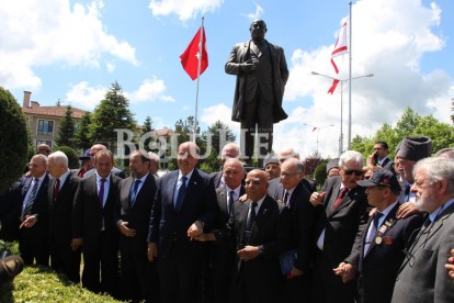 RAUF DENKTAŞ HEYKELİ BOLU'DA TÖRENLE AÇILDI