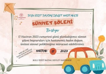 SÜNNET ŞÖLENİ BAŞVURULARI BAŞLADI