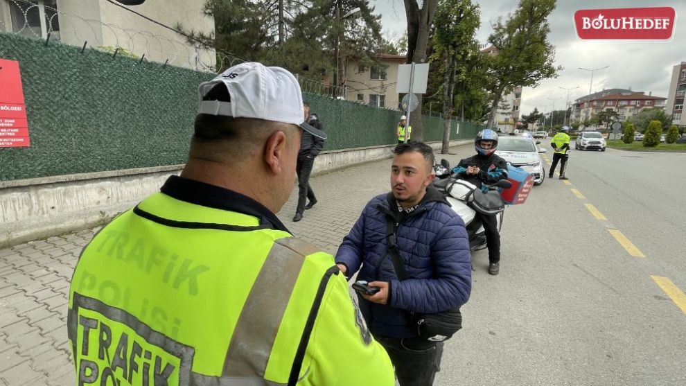 TRAFİK EKİPLERİNDEN MOTOSİKLET DENETİMİ