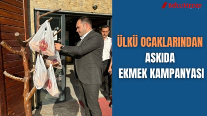 ÜLKÜ OCAKLARINDAN ASKIDA EKMEK KAMPANYASI