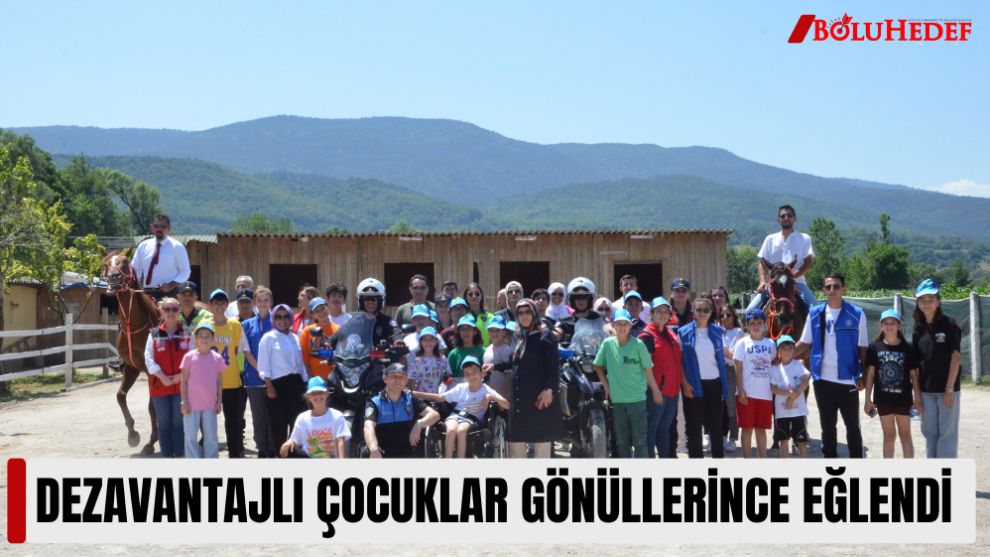 DEZAVANTAJLI ÇOCUKLAR GÖNÜLLERİNCE EĞLENDİ