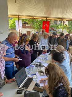 MUDURNU TAŞÇILAR KÖYÜNDE SAĞLIK TARAMASI YAPILDI