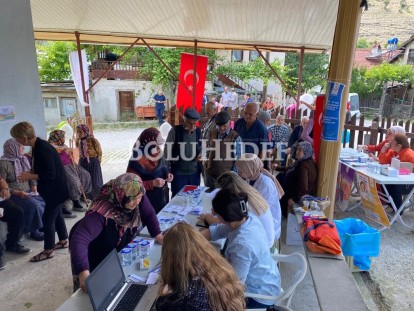 MUDURNU TAŞÇILAR KÖYÜNDE SAĞLIK TARAMASI YAPILDI